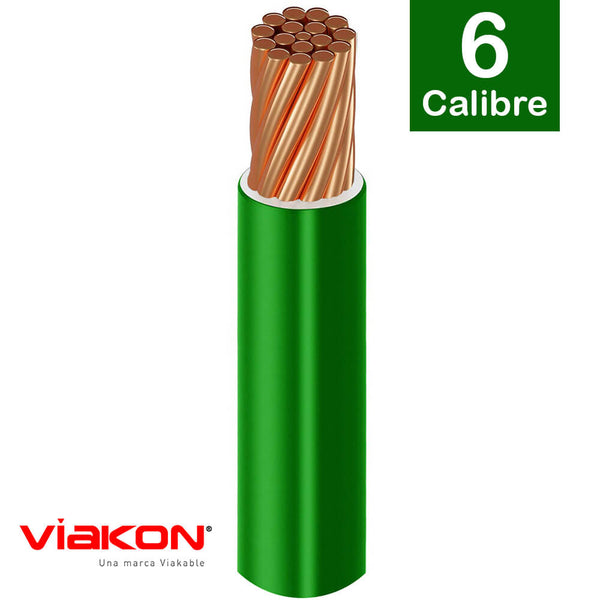 Cable THW-2-LS / THHW-LS Verde 6