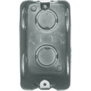 Caja Metálica tipo Chalupa 2x4 Galvanizada