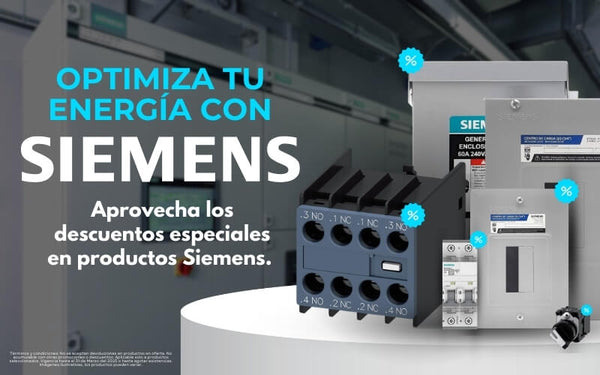 Optimiza tu Energía con Siemens y Aprovecha Descuentos Especiales