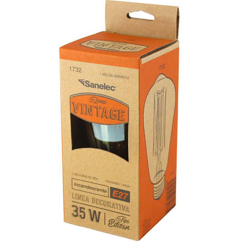 Foco Incandescente Línea Vintage 35W