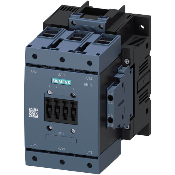CONTACTORES FUERZA 115A 220V TIPO 3RT S6 3 POLOS C.A.2NA 2NC BR4:3RT10541AP36 MARCA SIEMENS