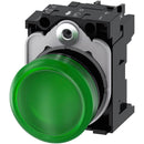 LÁMPARA DE SEÑALIZACIÓN 22MM PLÁSTICO VERDE