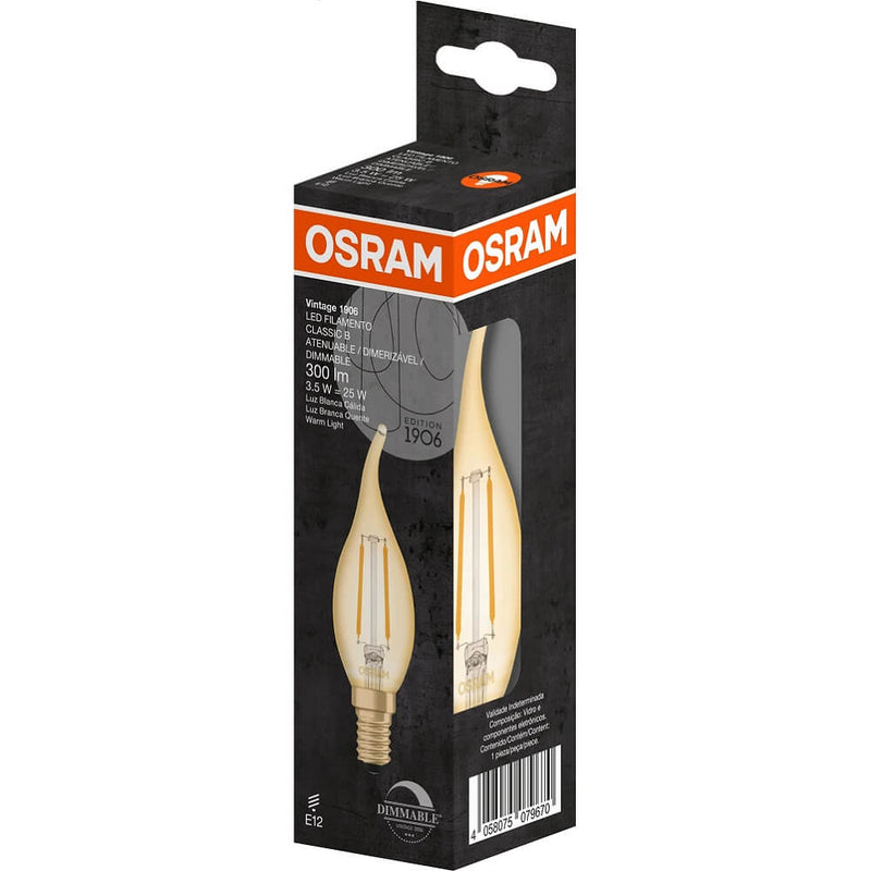 Foco Led Vintage 1906 Candle 3.5W