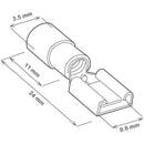 Terminal hembra aislada (PVC)