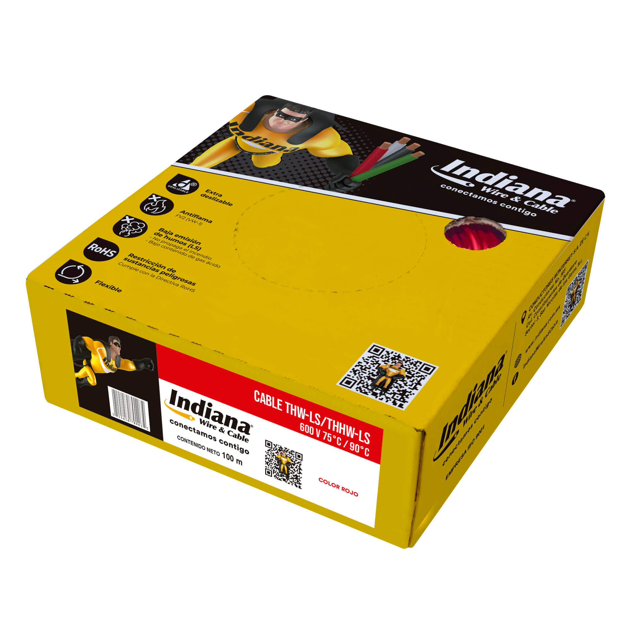 Cable THHW-LS Indiana Color Rojo