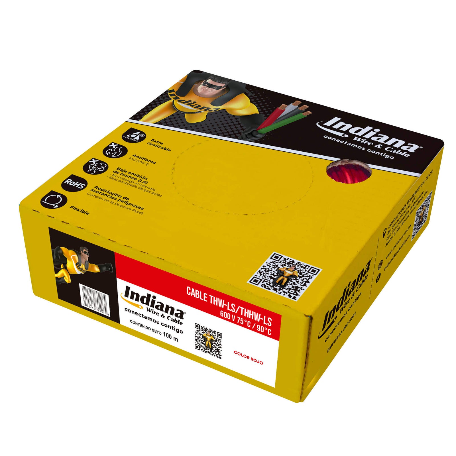 Cable THHW-LS Indiana Color Rojo