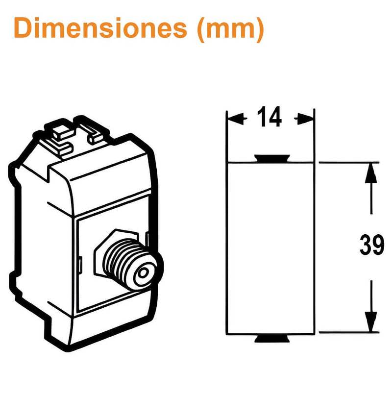 Toma de TV Modus