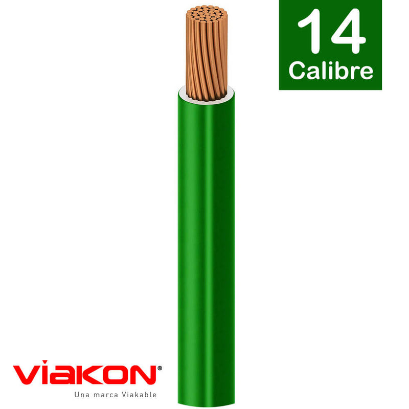 Cable THW-2-LS / THHW-LS Verde 14