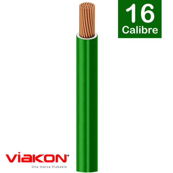Cable THW-2-LS / THHW-LS Verde 16