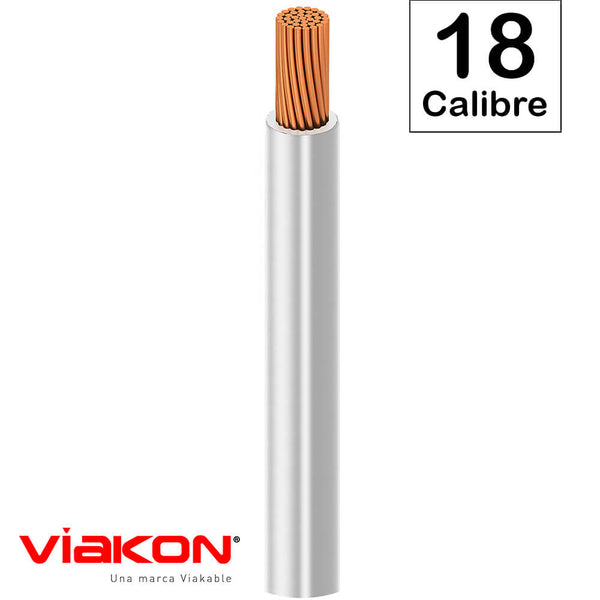 Cable THW-2-LS / THHW-LS Blanco 18