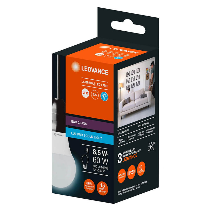 Foco Led Eco A60 8.5W