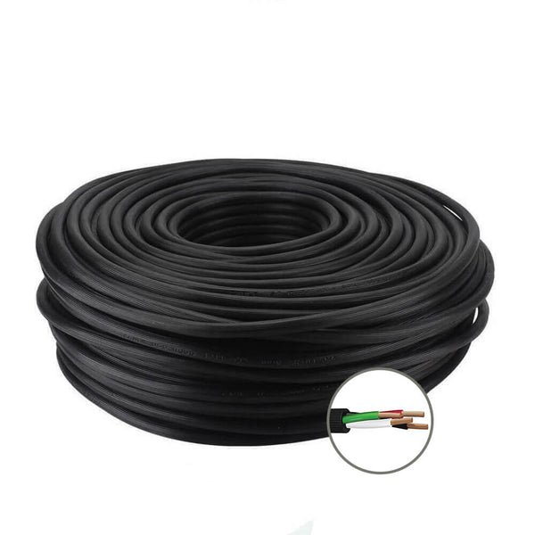 Rollo de Cable Uso Rudo ST 600V 4 Líneas