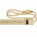 Multicontacto 6 Contactos con Supresor de Picos 110J Cable Reforzado