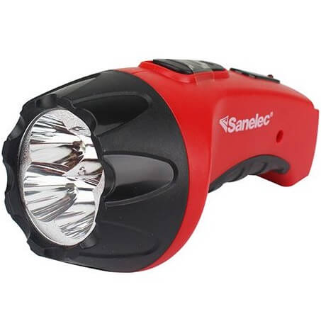 Linterna recargable con 4 leds