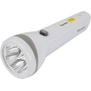 Linterna blanca recargable con 5 leds