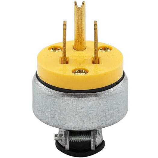 Clavija de Vinil Blindada NEMA 5-15 15A 125V~