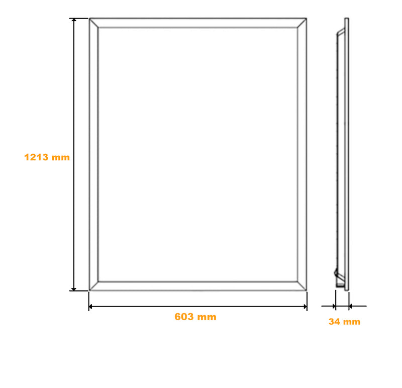 Panel Led 2x4 52W 4000K
