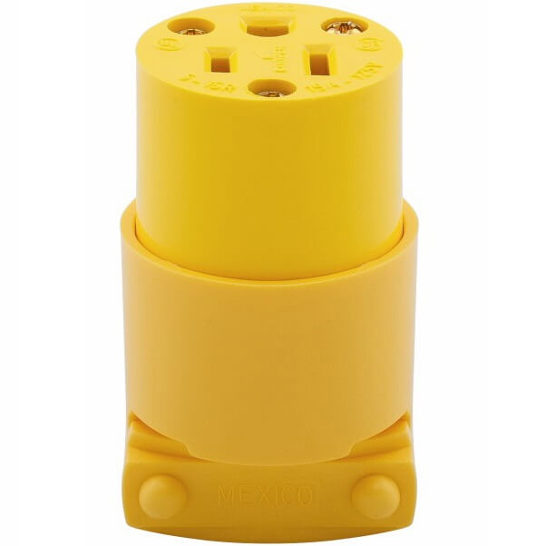 Conector de Vinil Cuerpo Recto NEMA 5-15 15A 125V~