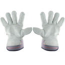 Guantes de carnaza y loneta