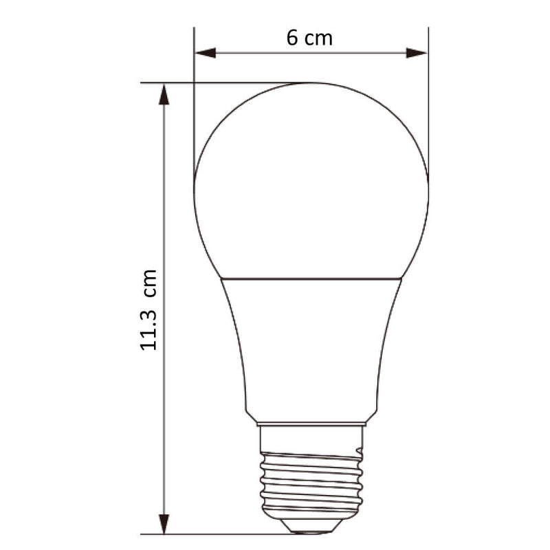 Paquete de 3 Focos Led Value Classic 8.5W