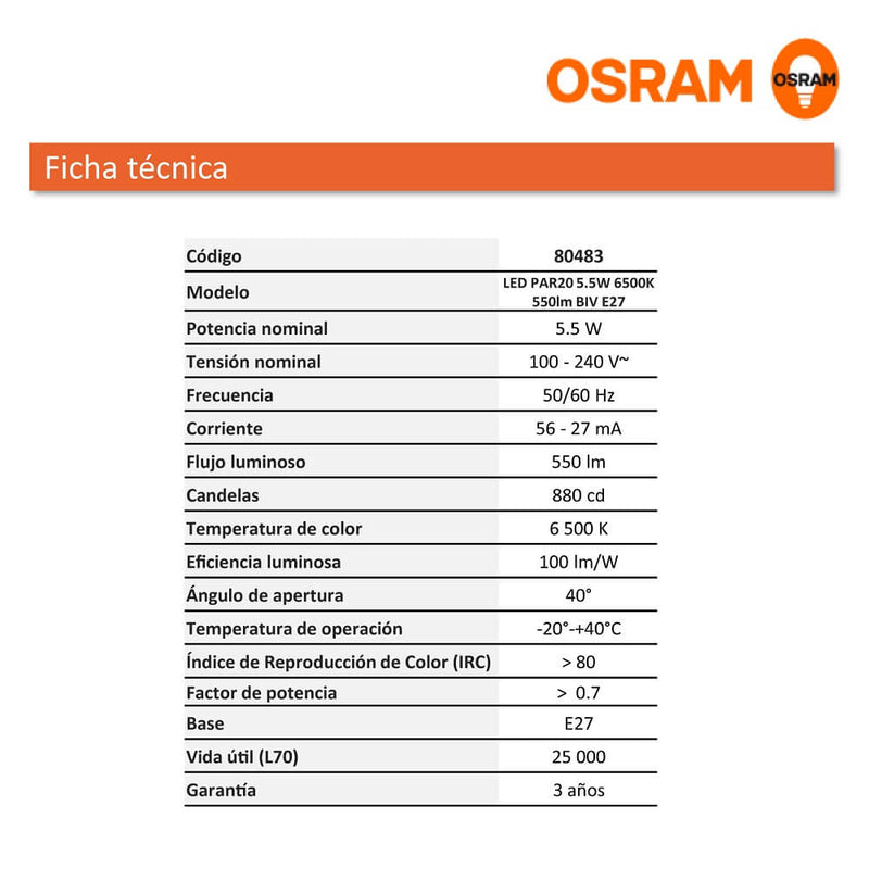 Foco Led Value 5.5W 6500K