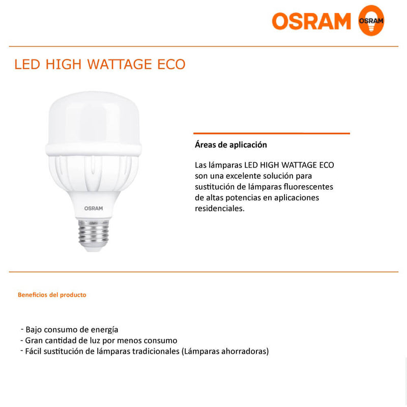 Foco Led High Wattage Eco 45W