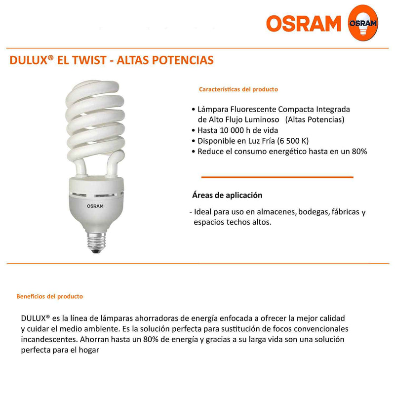 Foco Dulux El Twist 45W 6500K