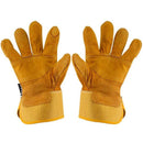 Guantes de carnaza y loneta