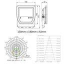 Reflector Led Floodlight 30W 3000K