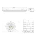 Luminaria Led Damp Proof 36W 4000K