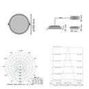 Luminaria Downlight 14W 6500K