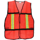 Chaleco de seguridad naranja con reflejante