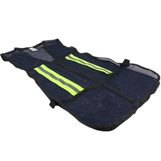 Chaleco de seguridad azul con reflejante
