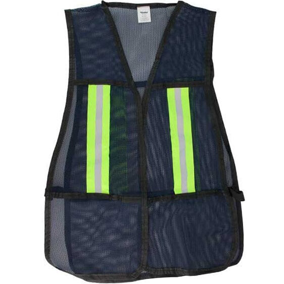 Chaleco de seguridad azul con reflejante