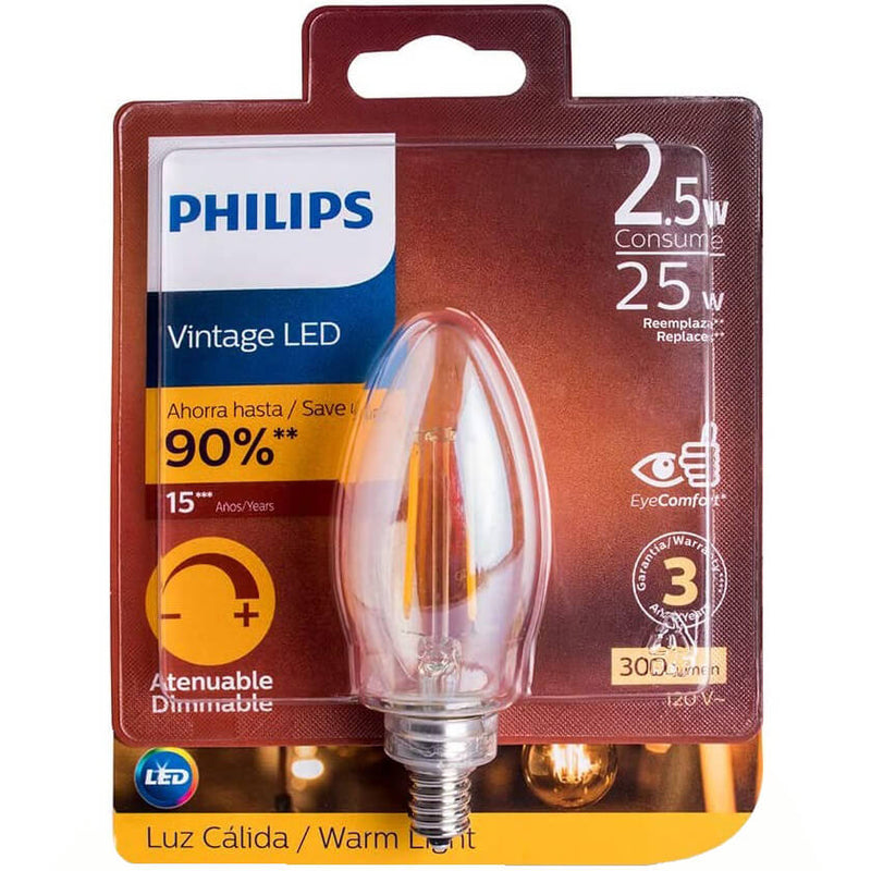Foco Vintage Led Atenuable Regulable 2.5W