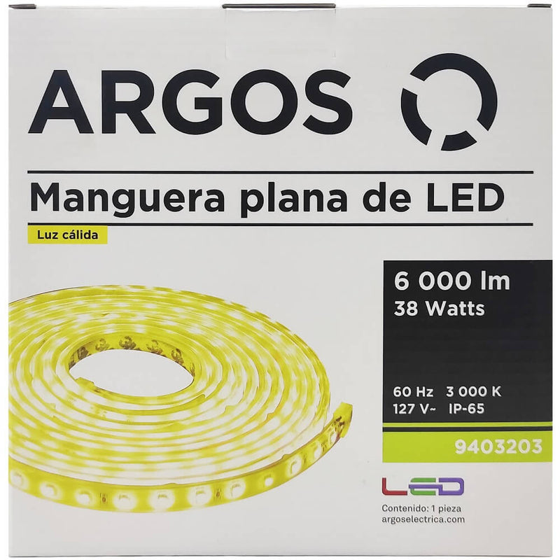 Manguera Plana de Led 38W 3000K