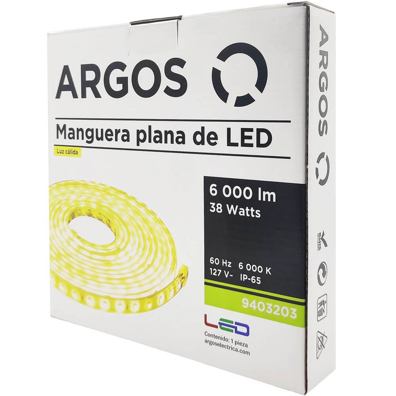 Manguera Plana de Led 38W 3000K