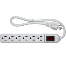 Multicontacto 6 tomas aterrizadas