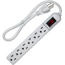 Multicontacto 6 tomas aterrizadas con supresor