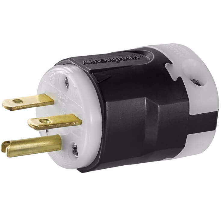 Clavija UltraGrip TM 2P 3H, NEMA 6-15 15A 250V~