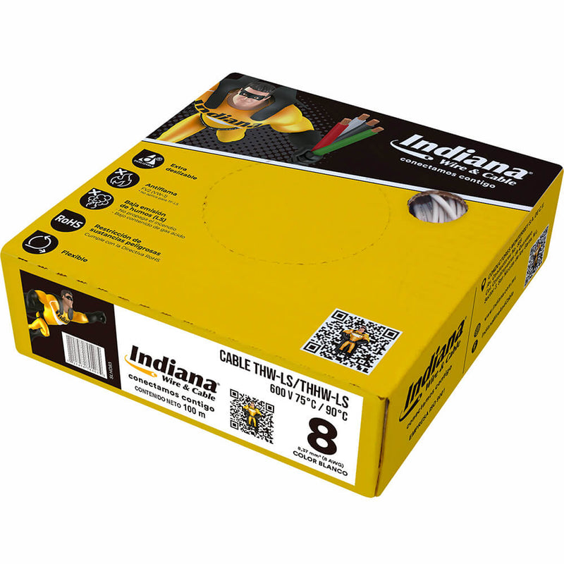 Caja de Cable THW-LS / THHW-LS Blanco 8