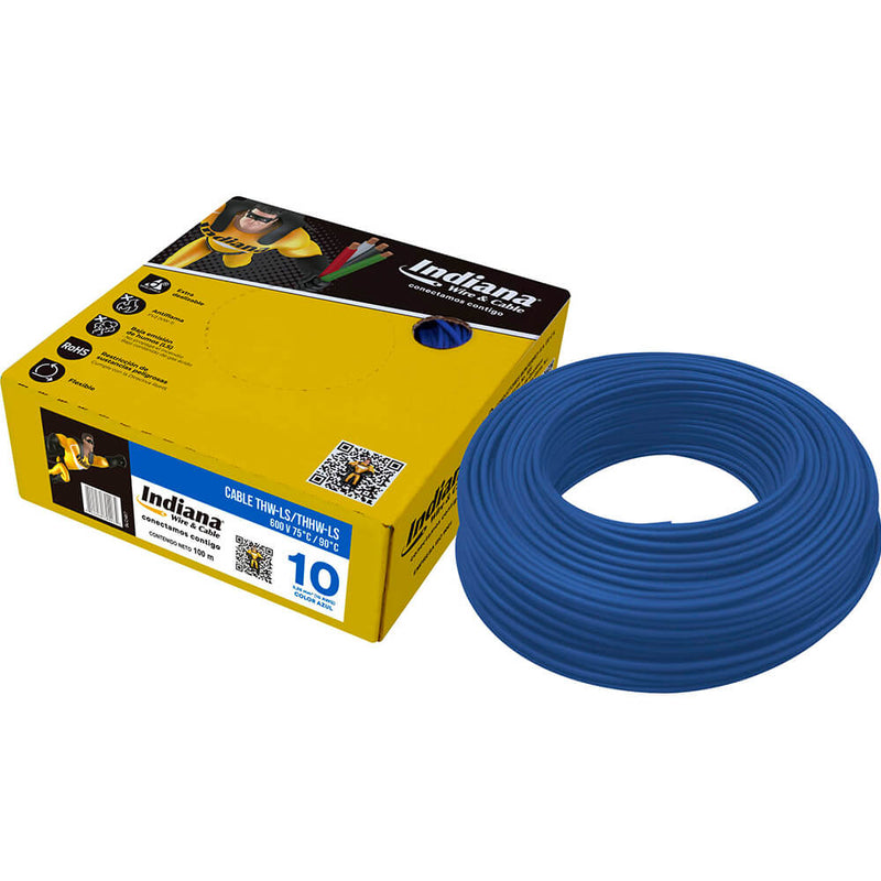 Caja de Cable THW-LS / THHW-LS Azul 10