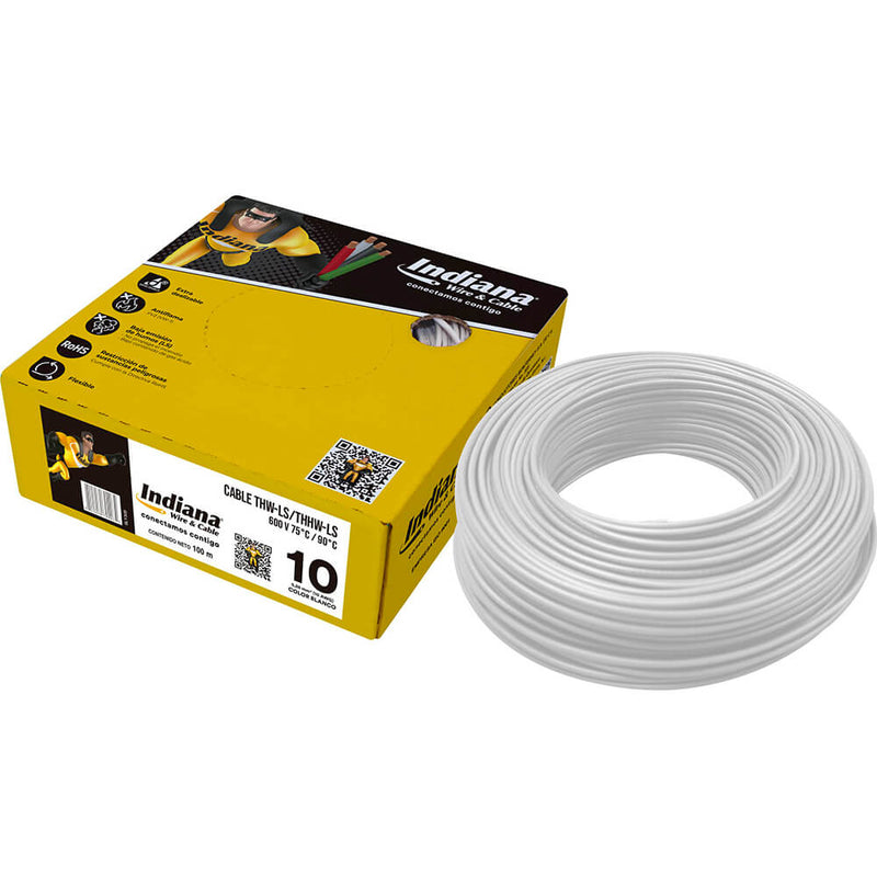 Caja de Cable THW-LS / THHW-LS Blanco 10