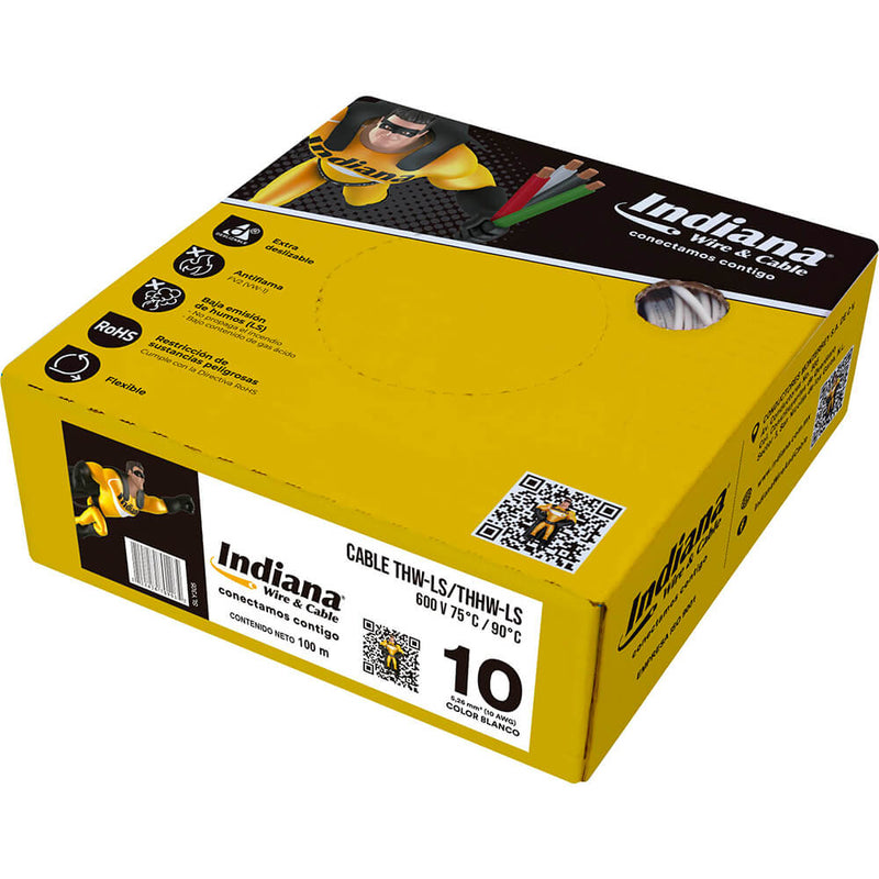 Caja de Cable THW-LS / THHW-LS Blanco 10