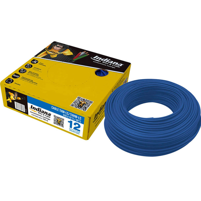 Caja de Cable THW-LS / THHW-LS Azul 12
