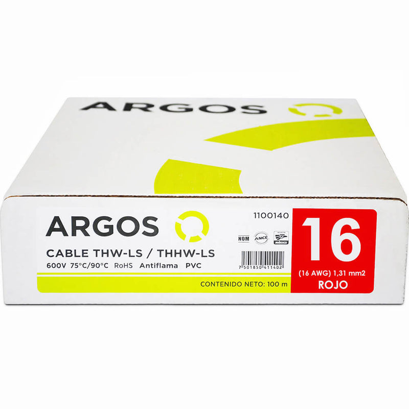 Caja de Cable THW-LS / THHW-LS Rojo 16