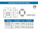 Centro de Carga para Sobreponer 3 Polos