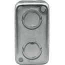 Caja Metálica tipo Chalupa 2x4 Galvanizada