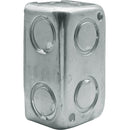 Caja Metálica tipo Chalupa 2x4 Galvanizada