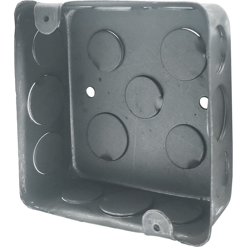 Caja Metálica Cuadrada 4x4 Galvanizada